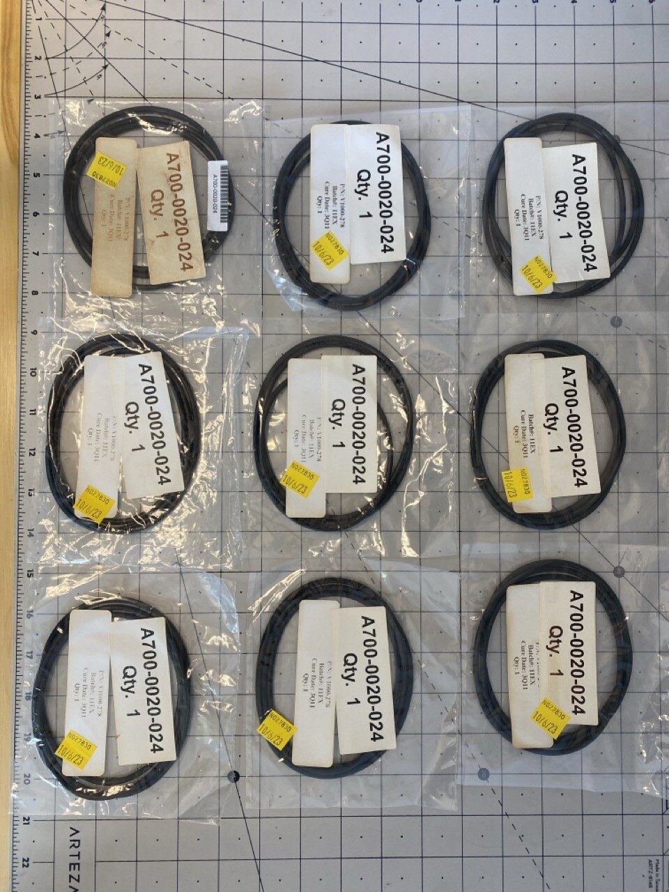 Marco Rubber & Plastics LLC O-Ring, Viton 2-278 PN: V1000-278