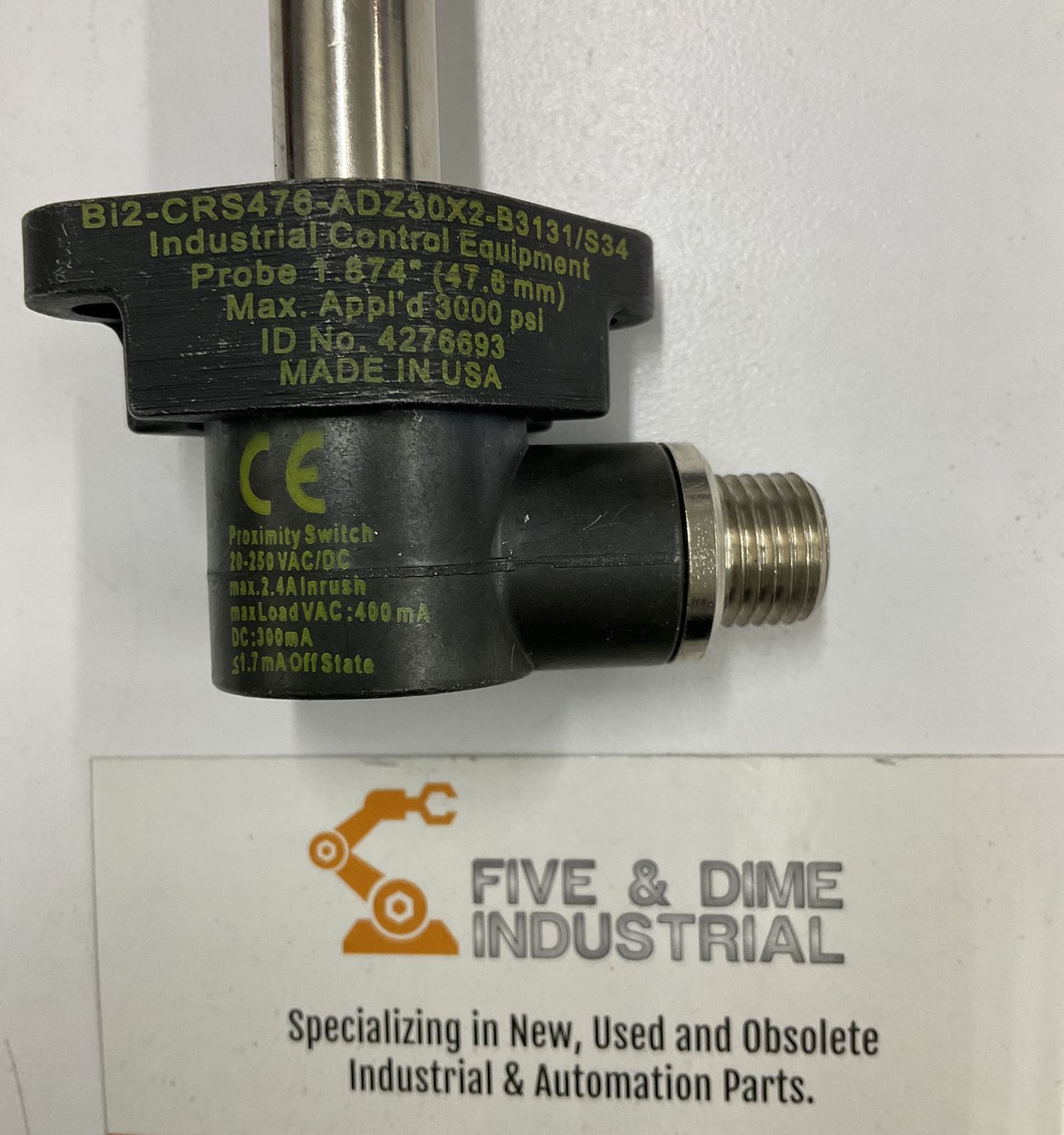 Turck BI2-CRS476-ADZ30X2-B3131/S34 – 4276693 Sensor 47.6mm Probe