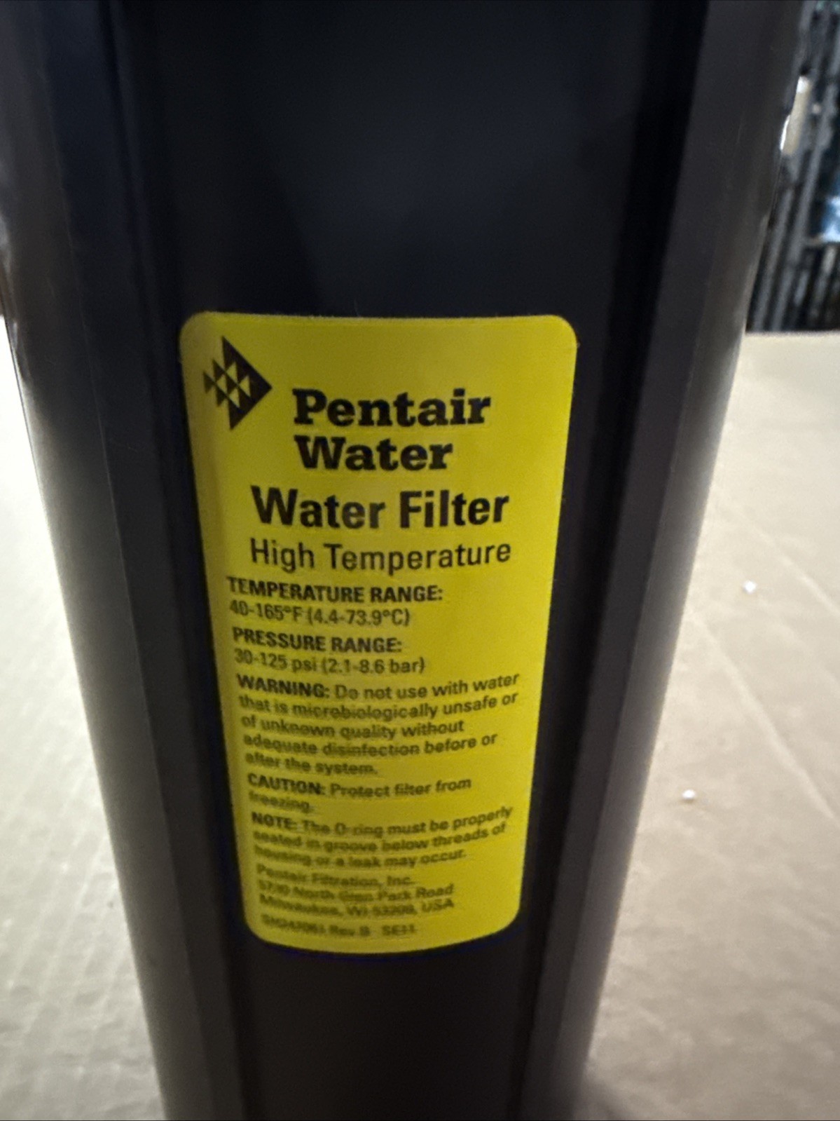 PENTAIR/PENTEK 158319-75 Filter Housing,11 3/4″ H,4 3/8″ Dia 4BB50