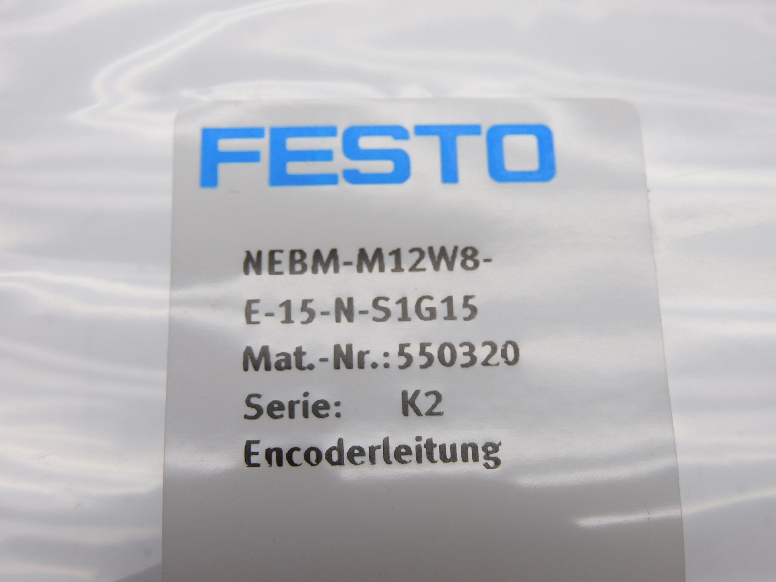FESTO NEBM-M12W8-E-15-N-S1G15 550320 NSMP