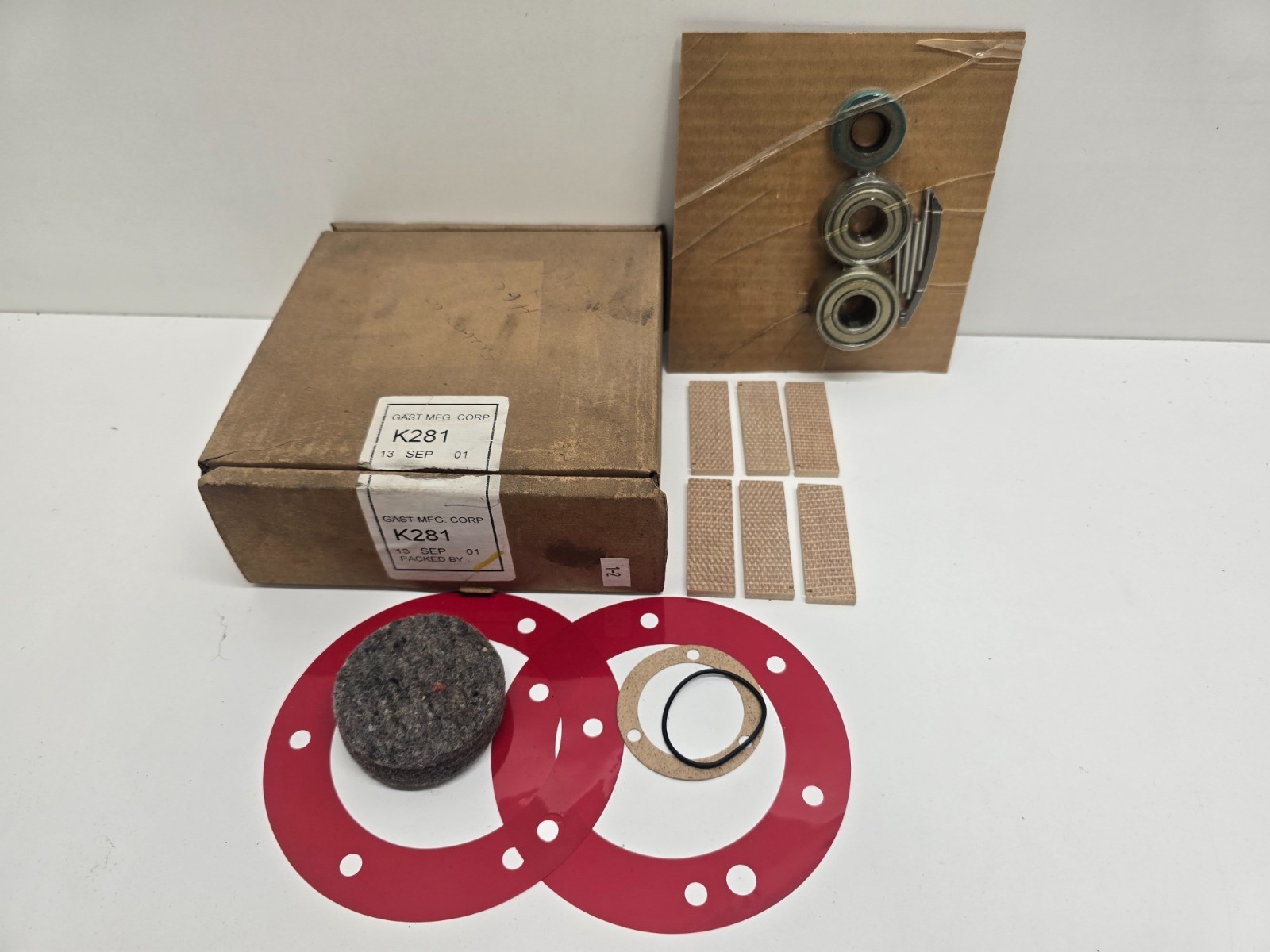 NEW INCOMPLETE! GAST REPAIR KIT K281.