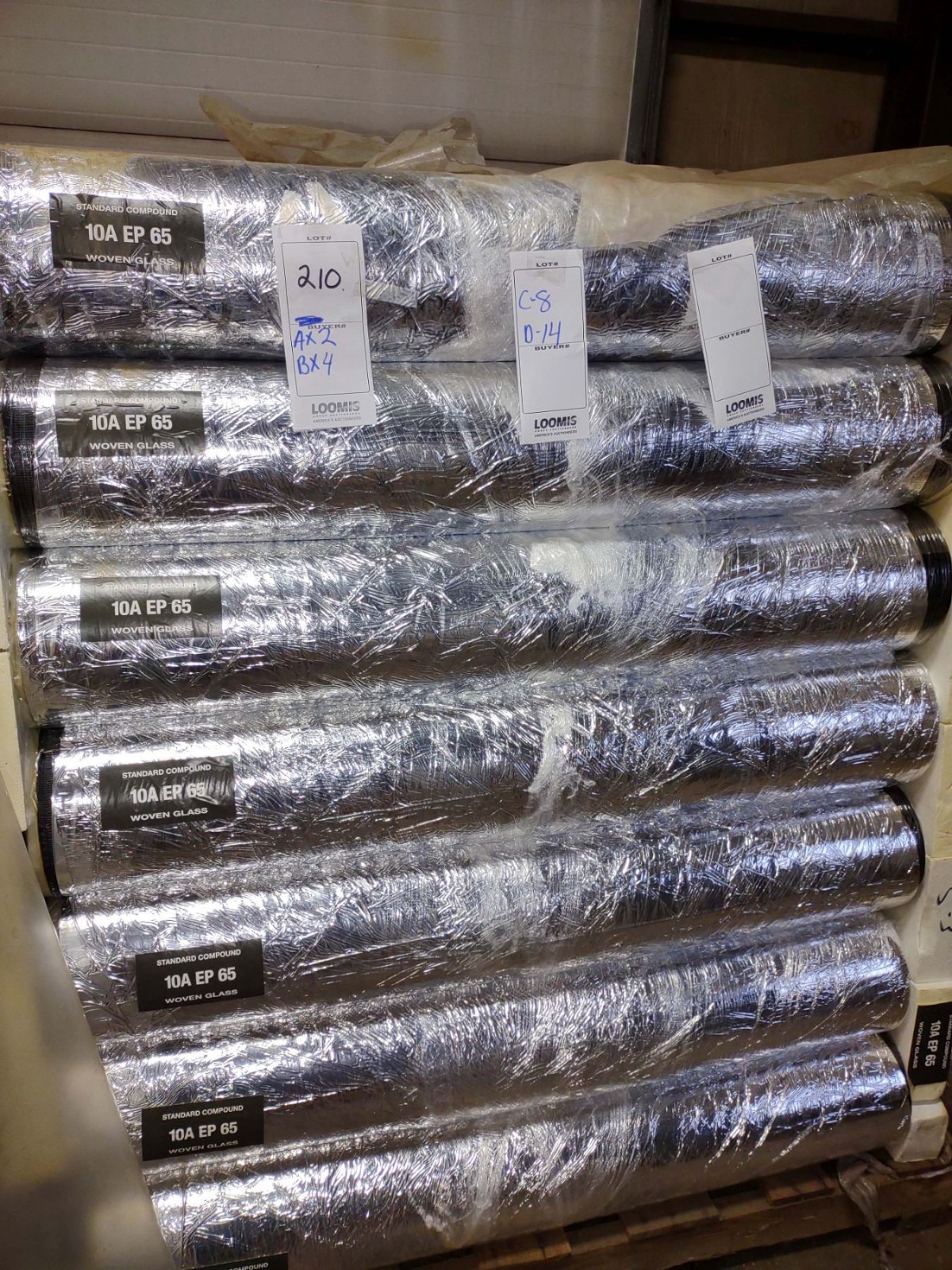 PALLET WHOLESALE / WATERPROOFING ROYSTON MEMBRANE 10A EP65 WOVEN GLASS / 24 RLS