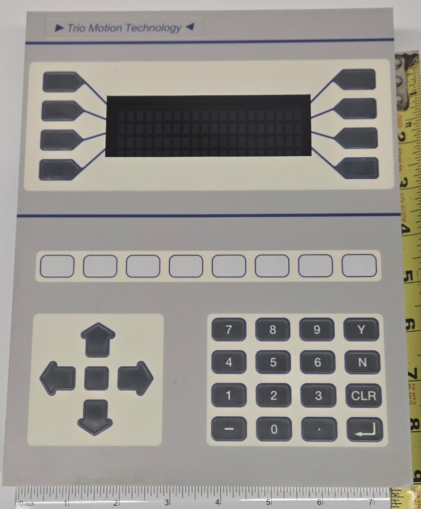 TRIO MOTION TECHNOLOGY 24 VOLT MEMBRANE KEYPAD V3.10
