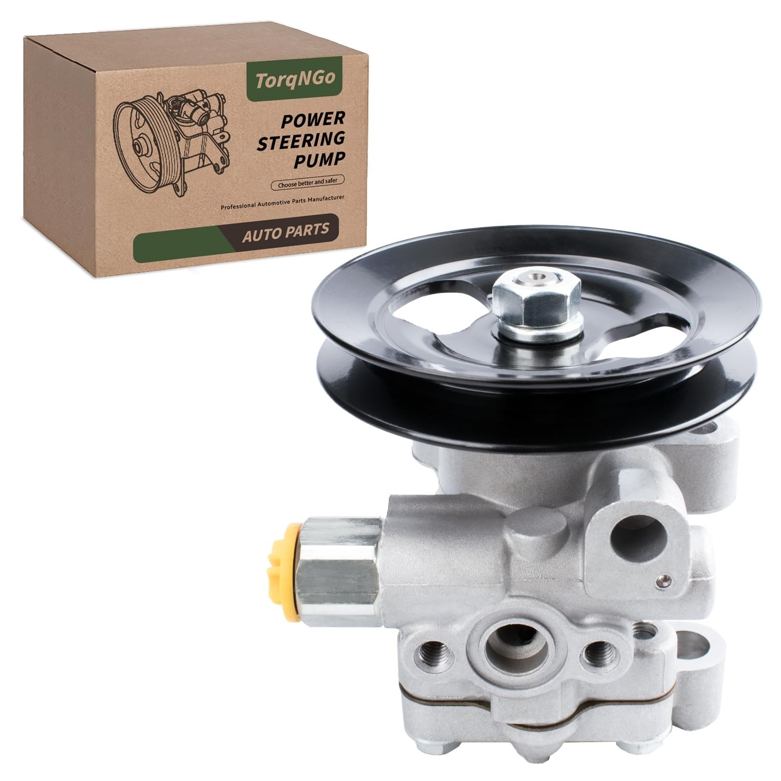 TorqNGo 21-5963 Power Steering Pump w/ Pulley Hyundai Accent Verna