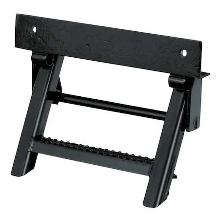 Buyers Products Rs1 17 3/8 In W Powder Coated Steel Retractable Truck Steps