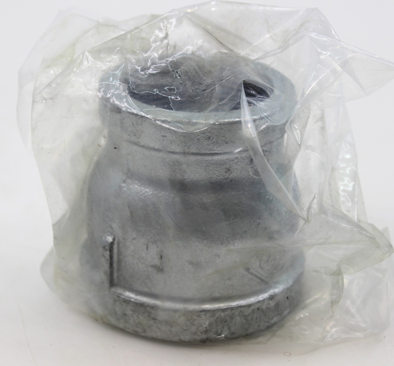 Lot of 4 STZ 2″ x 1-1/2″ Galvanized Reducing Couplings Malleable Iron Fittings