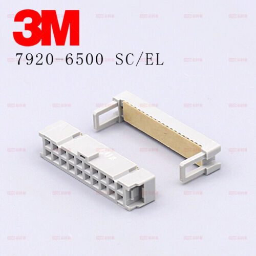3M 2.54mm Pitch IDC Connector 7920-6500 with Buckle 3448-7920