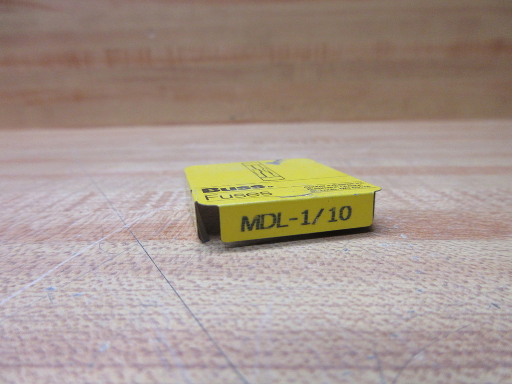 Buss MDL-1/10 Bussmann Fuse Cross Ref 6F021, 3AG-SB Wirewound (Pack of 10)