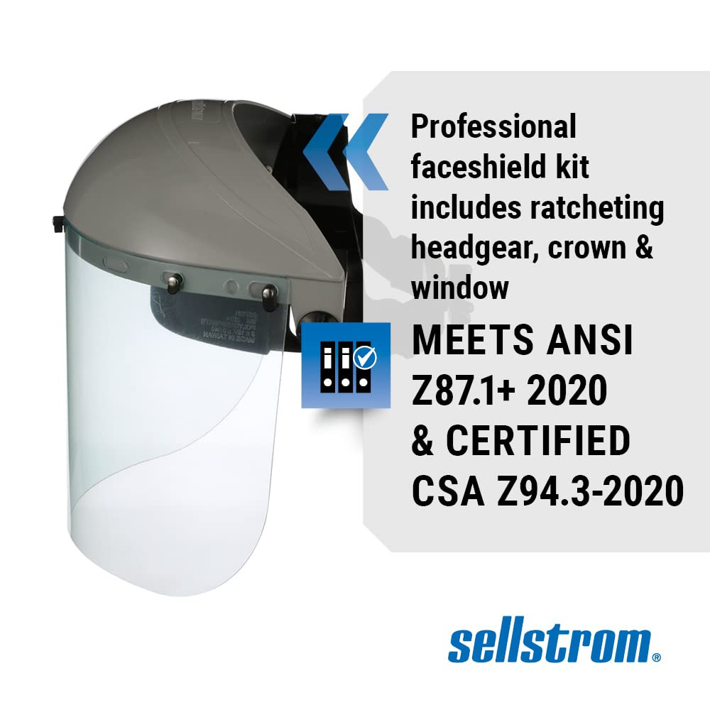 Sellstrom S30120 Advantage Face Shield Lightweight Mask