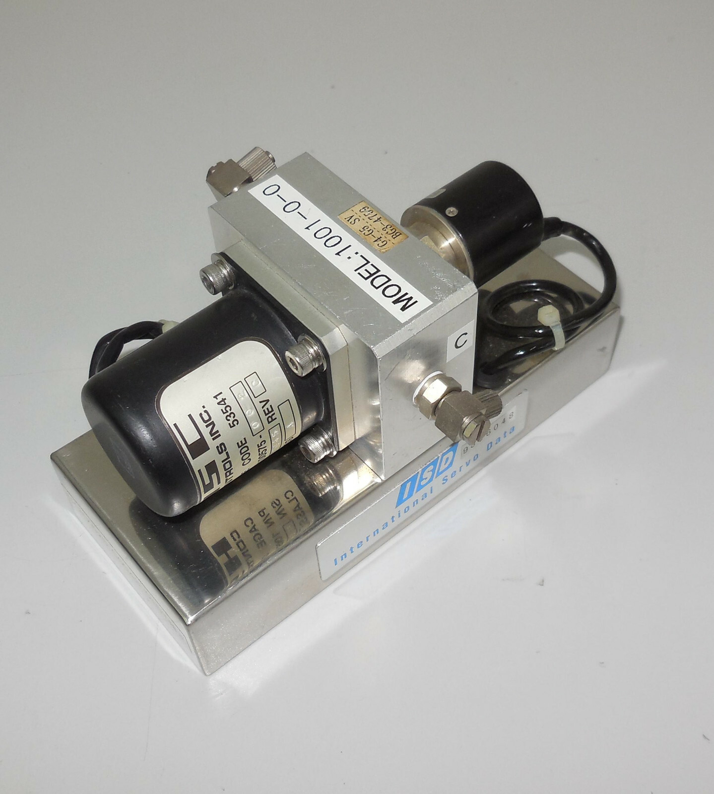 ISD international servo data 1001-0-0 BG3-4759 G4-G5 SV