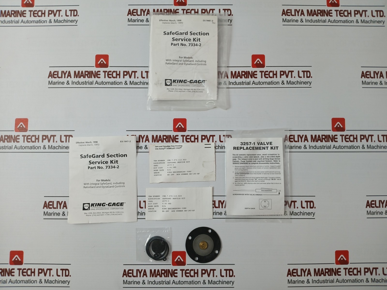 KING ENGINEERING 7334-2 Safeguard Section Service Kit