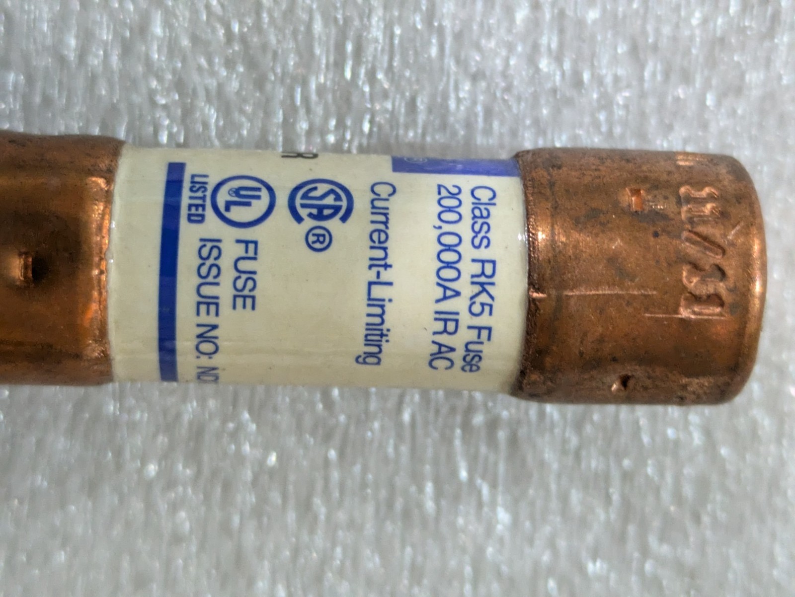 Ferraz Shawmut TR1-6/10R Tri-Onic Time-Delay Fuse 1.6A 250VAC RK5 3/order