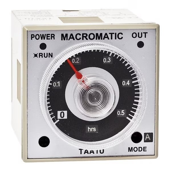 Macromatic TAA1U-G TimeDelayRelay, 100-240VDC/24-240VAC, 8Pin