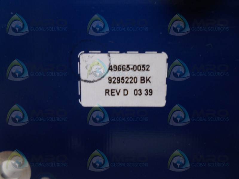 WEIGH-TRONIX D49665-0052 MODULE NSNP