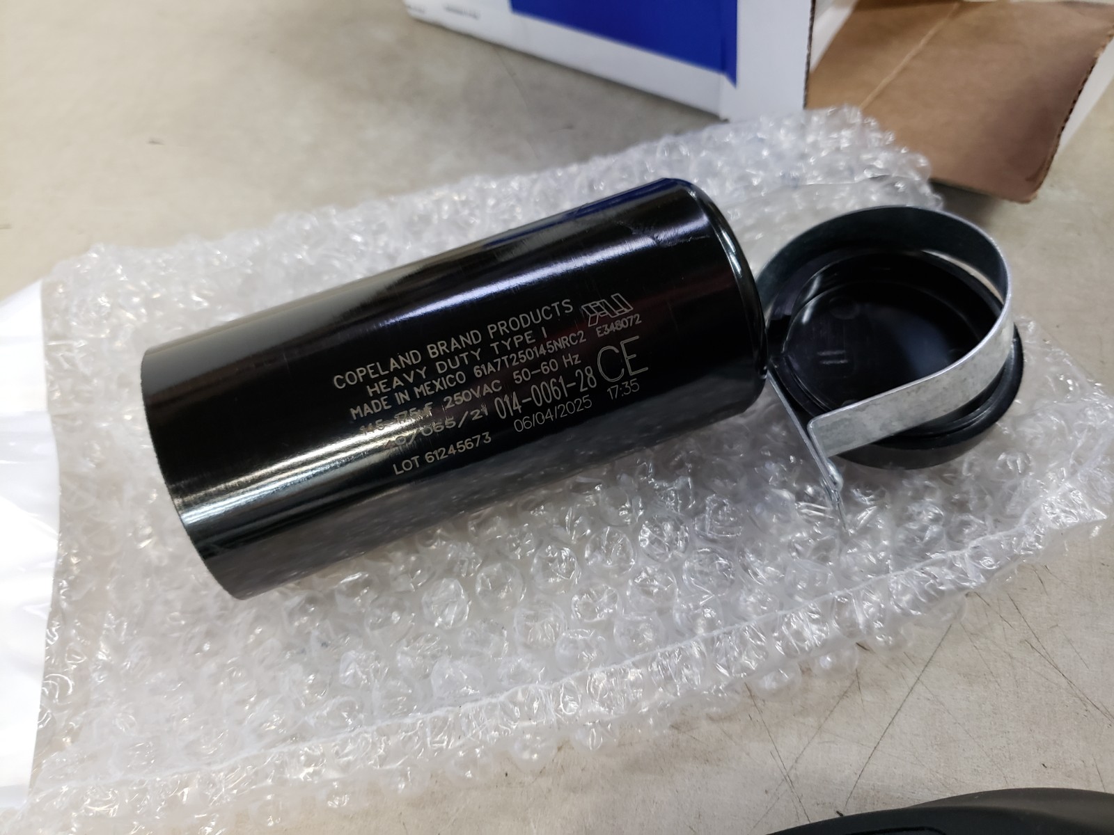Copeland 914-0006-07 Capacitor Start Kit 145-174mfd @ 250V