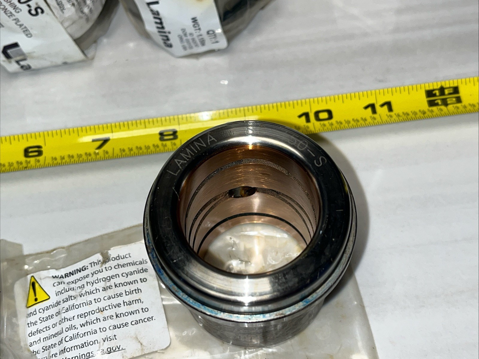 8 QTY! BULK LOT- LAMINA SC-150-S SHOULDER BUSHING SHORT BRONZE PLATED 1-1/2” NEW