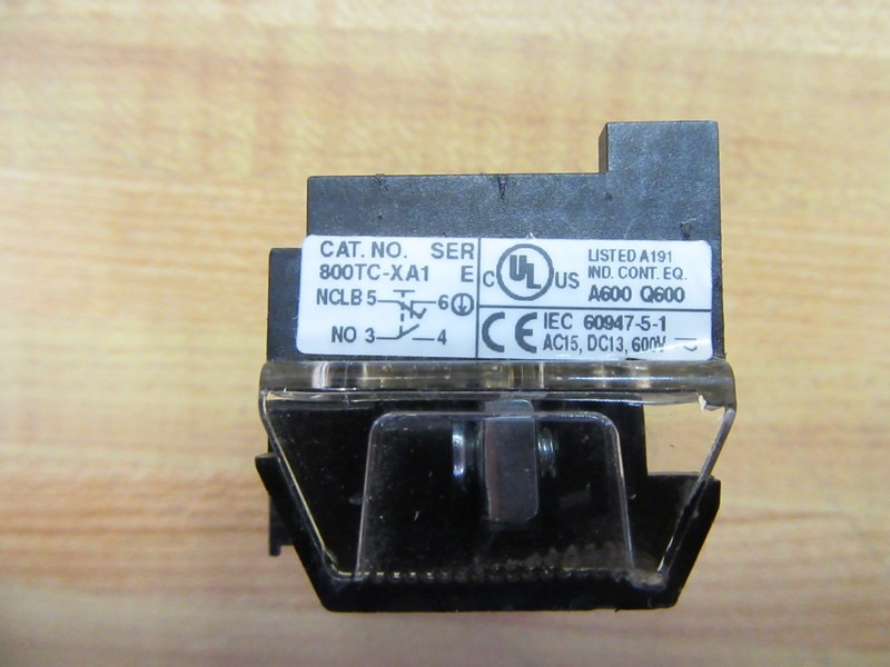 Allen Bradley 800TC-XA1 Contact Block 800TCXA1