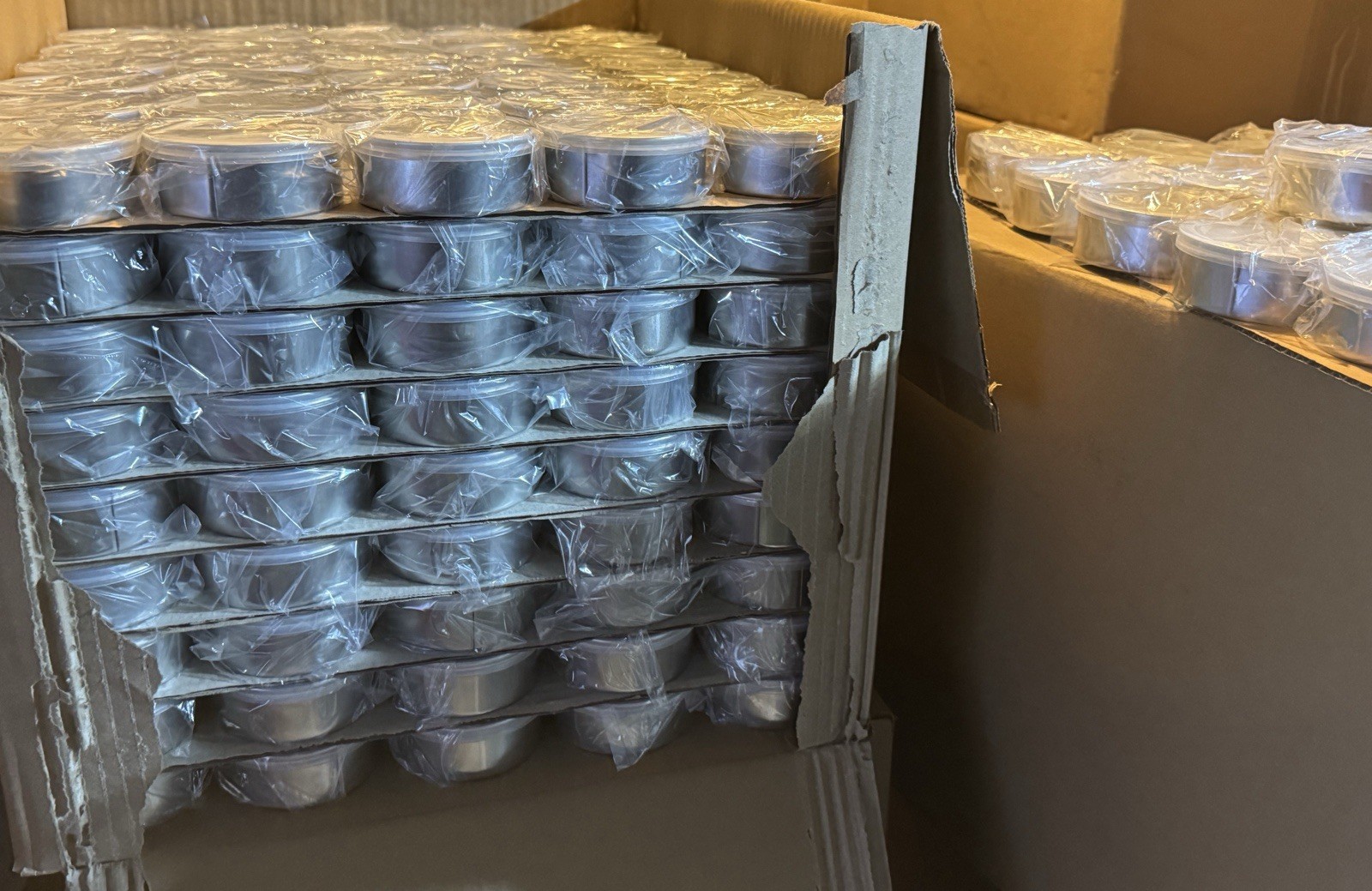 1000 Cali Self-Seal Tin Cans
