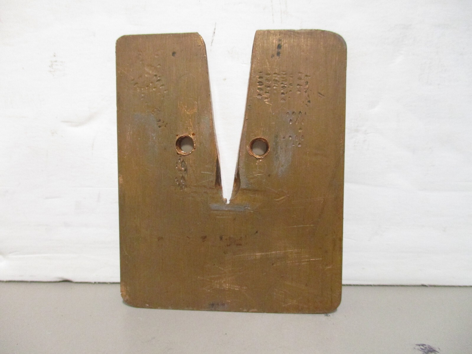 Brass Blade Guide Protector for Vintage Wolf Model R Electric Fabric Cutter