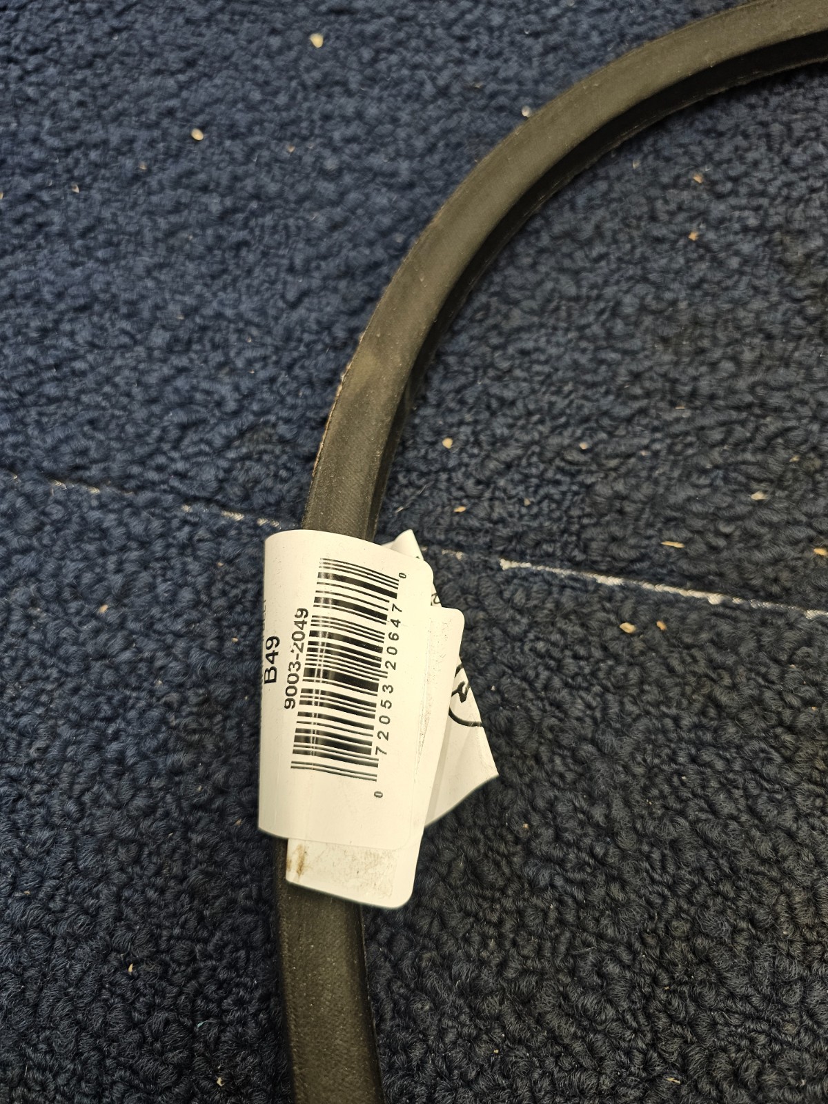 (QTY 2) Gates B49 Hi-Power II V-Belt Black 9003-2049