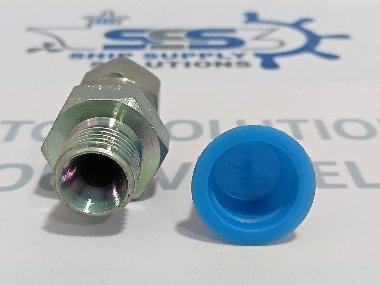 MSCR Hydraulic Straight Bulkhead Union Fitting M6/4 Compression 6mm OD Tube