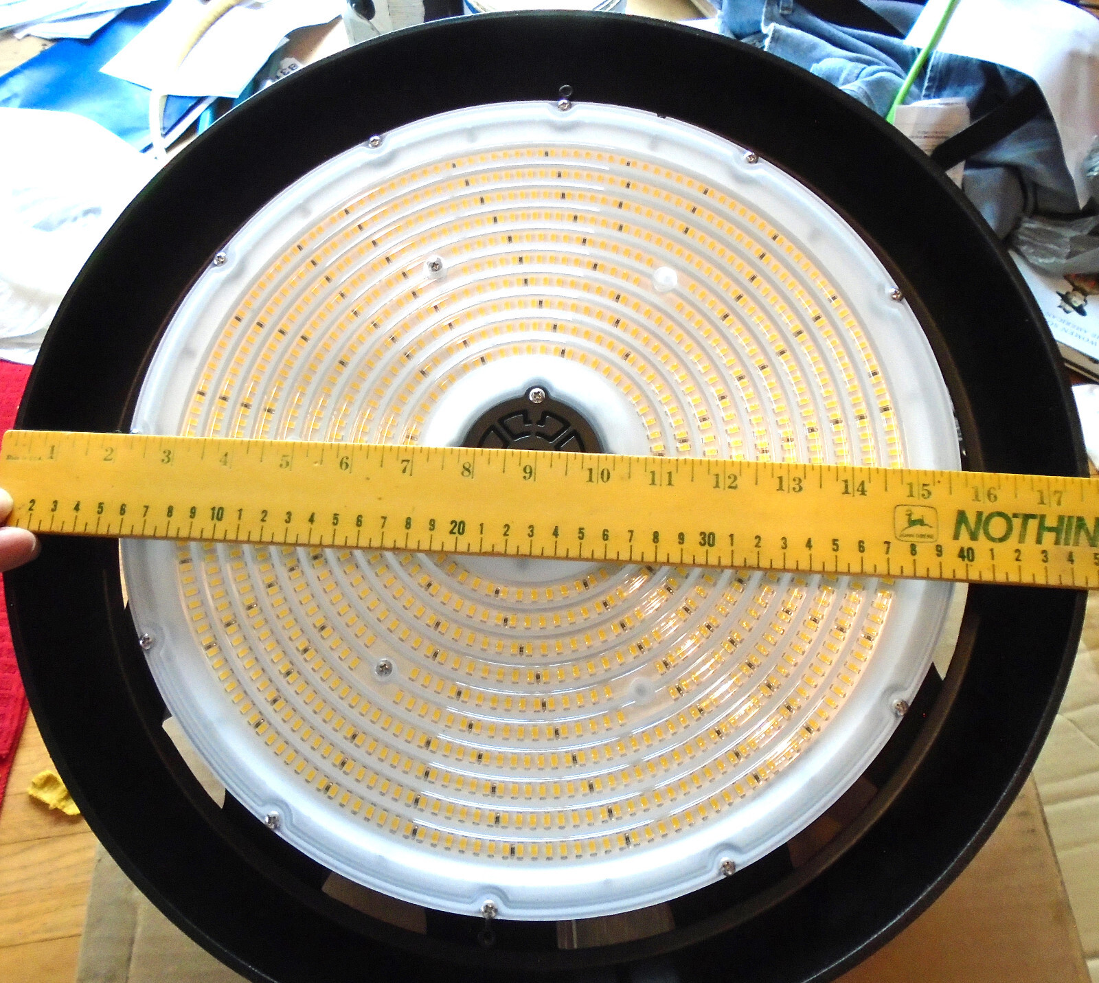 PLT-11908 18 inch High Bay UFO LED Light Lamp Warehouse 400W 5k Kelvin 120-277V