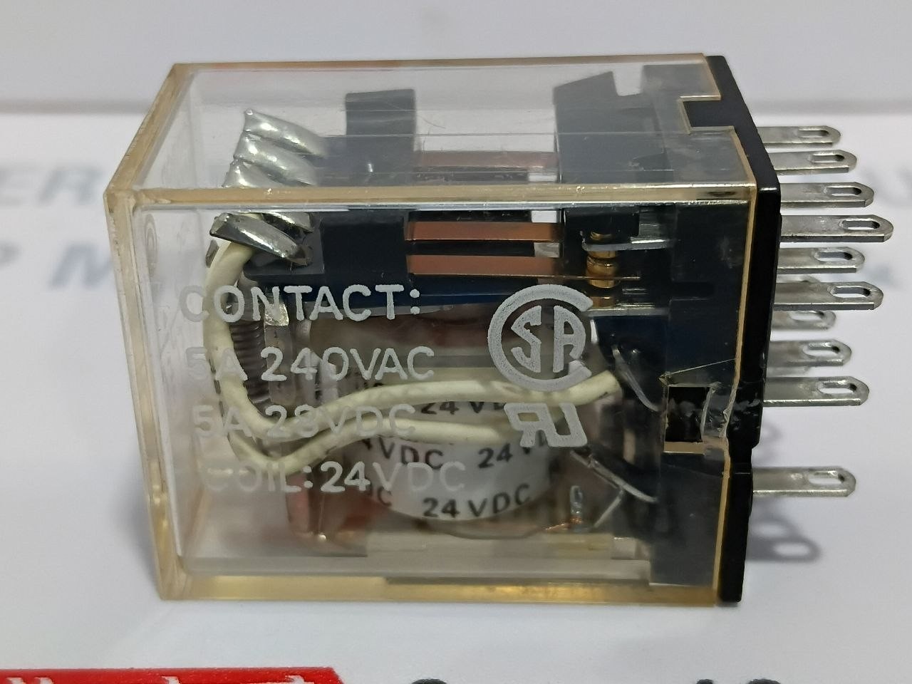 Omron MY4 24VDC Relay 5A 240 VAC 5A 28VDC (Unused New)