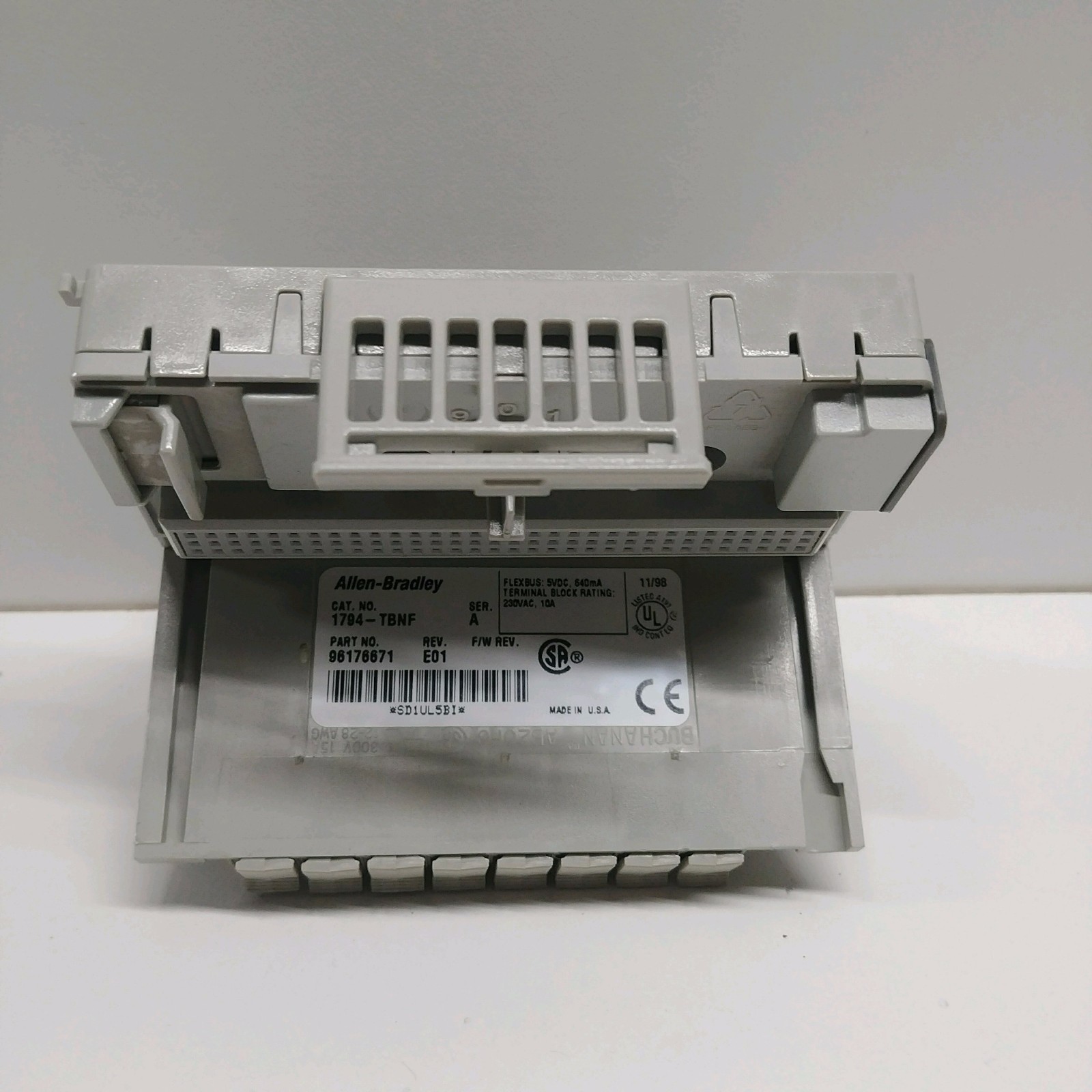 GUARANTEED! ALLEN-BRADLEY TERMINAL BASE 1794-TBNF