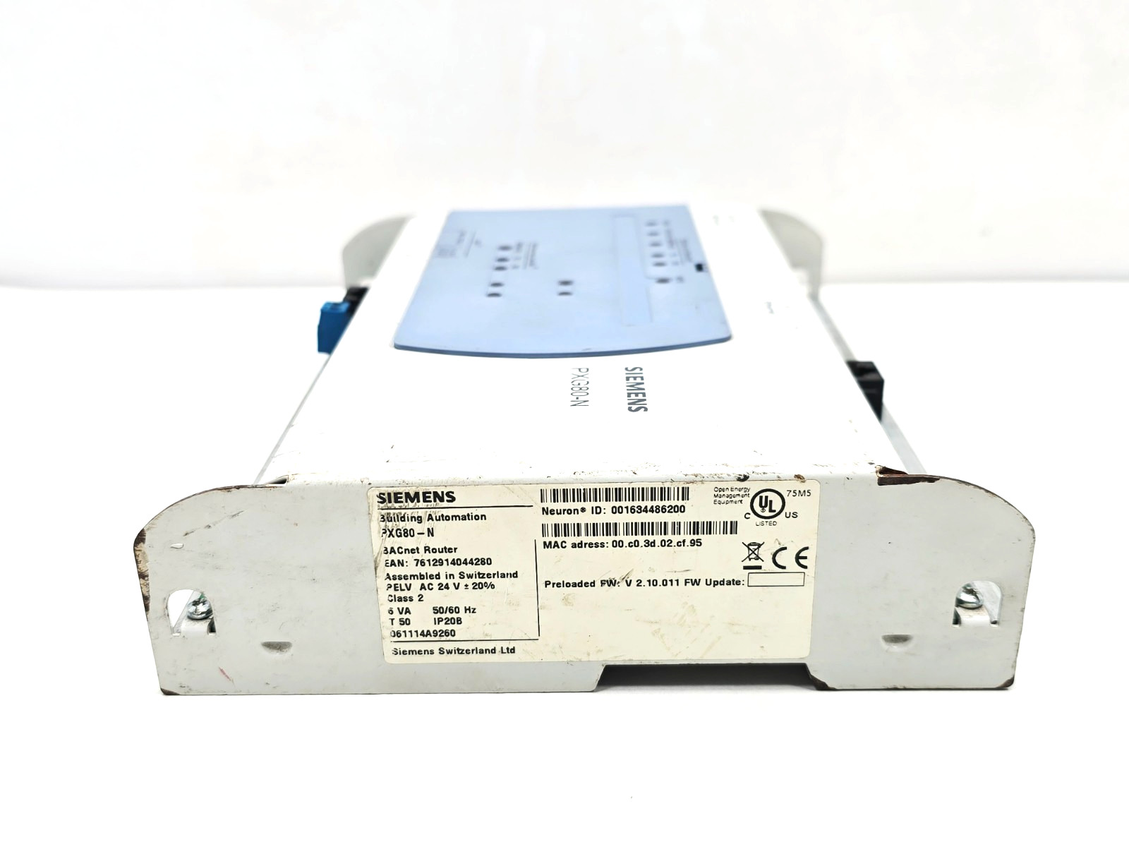 SIEMENS PXG80-N BACNET ROUTER
