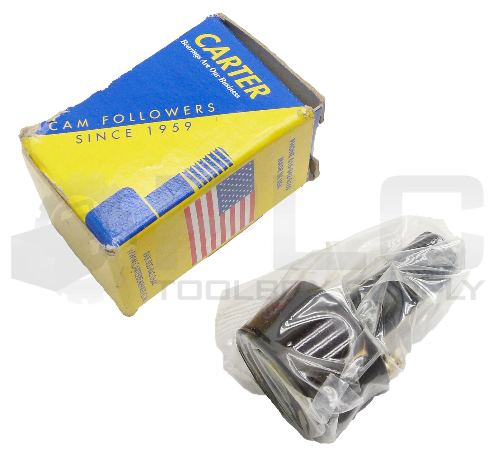 NEW CARTER CCNB-40-SB CAM FOLLOWER CROWNED SEALED 1 1/4″