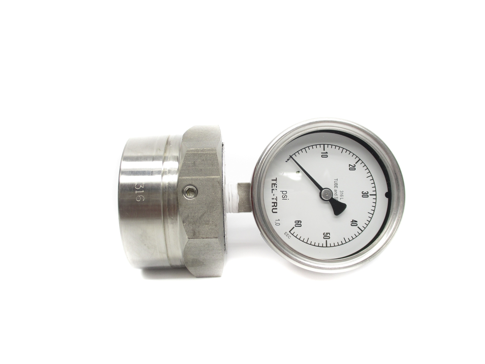 TEL-TRU M11 0-60PSI NSNP