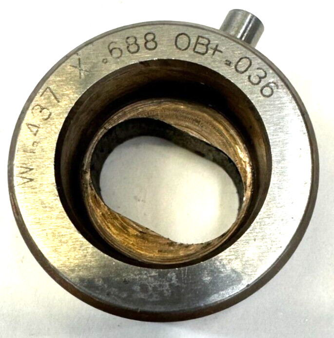 WILSON TOOL OBLONG DIE STN 28XX 0.437″ X 0.688″ 1 1/4″ OD