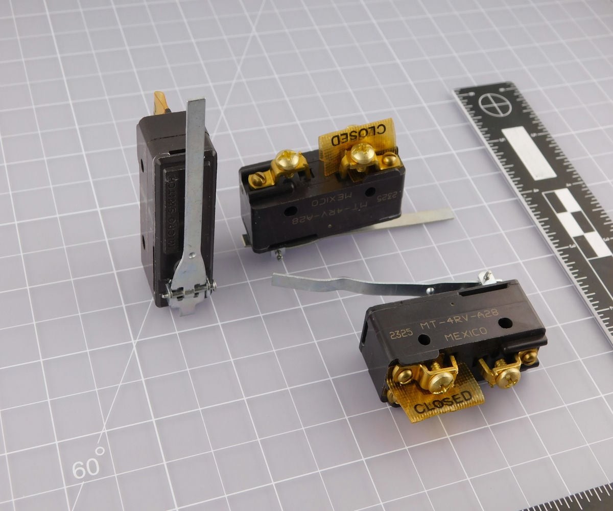 HONEYWELL MT-4RV-A28 Basic Switches: MT Series, Single Pole Double Throw (SPDT)