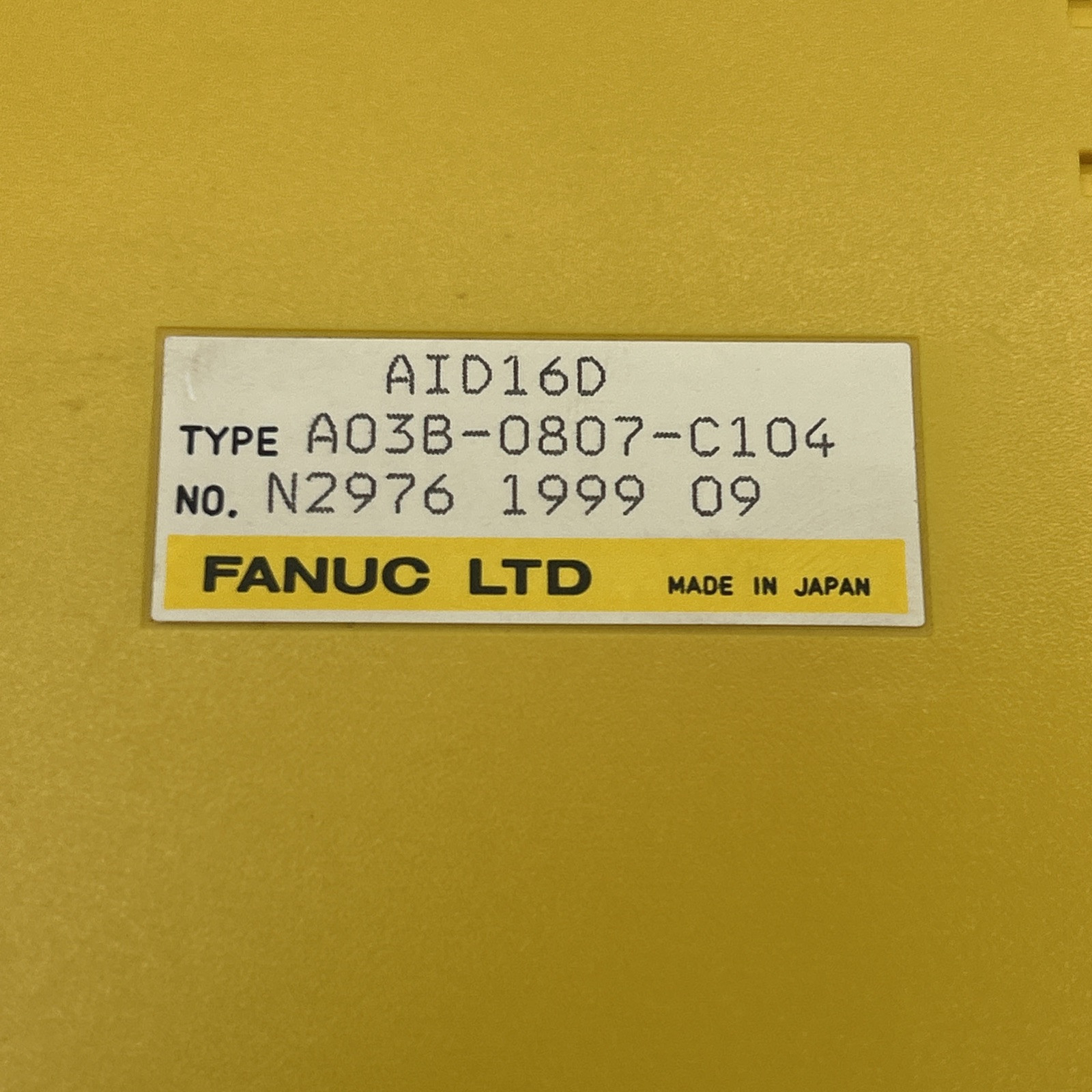 LOT OF 2 FANUC A03B-0807-C158 OUTPUT MODULE See Pics