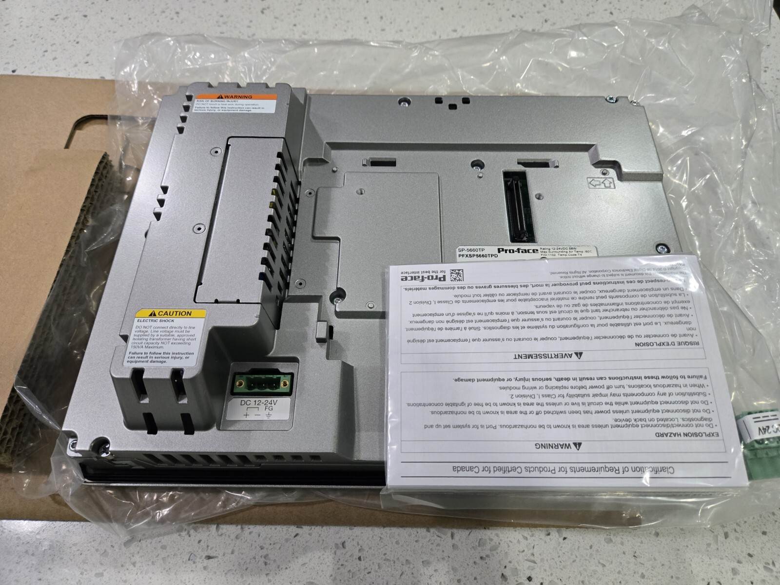 SCHNEIDER ELECTRIC Pro-face SP-5660TP PFXSP5660TPD SP5000 Series 12″ Touch Panel