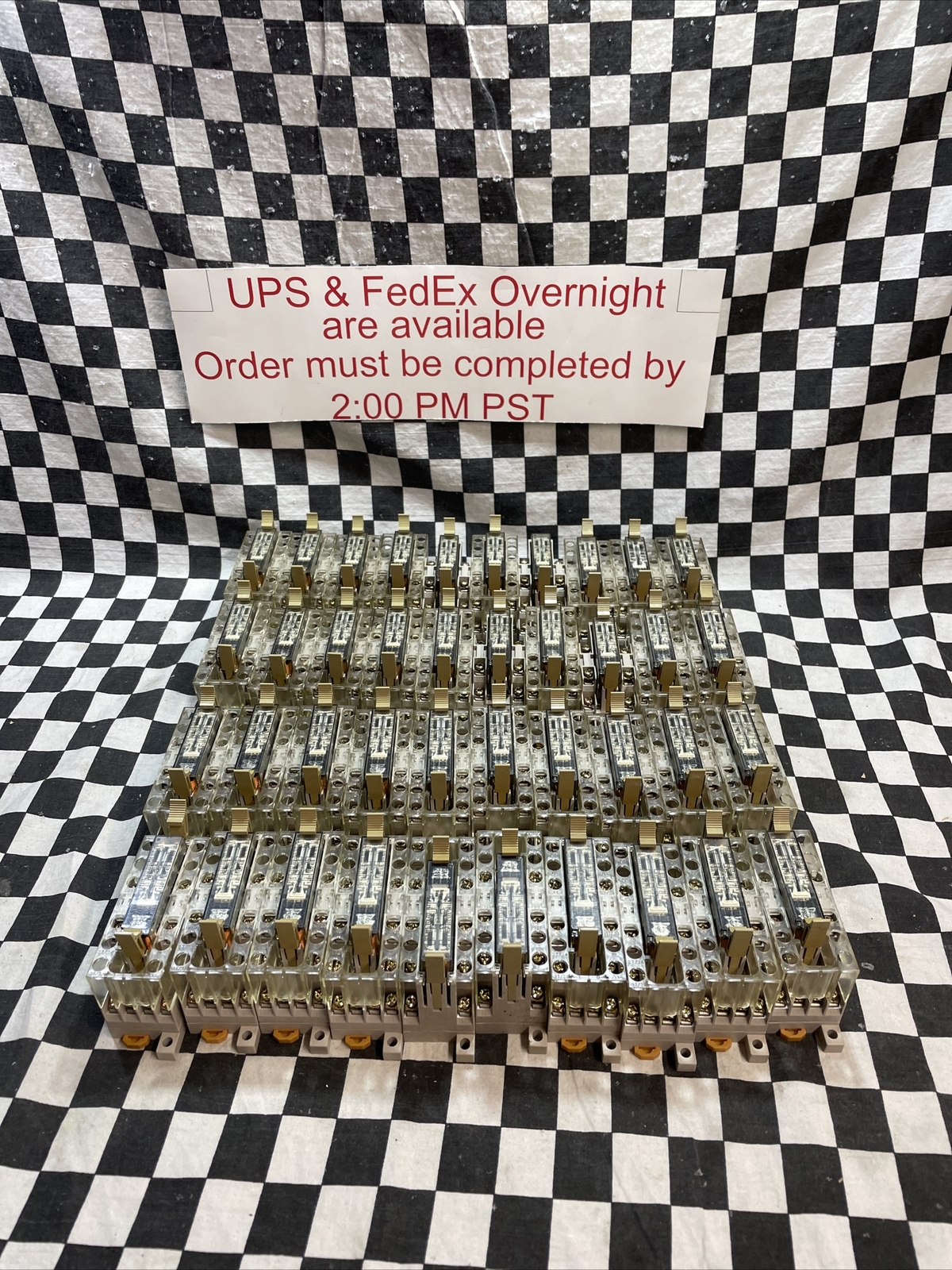 OMRON BASE RELAY 24V, P7SA-14F-ND & G7SA-4A2B, LOT OF 40, SHIPSAMEDAY