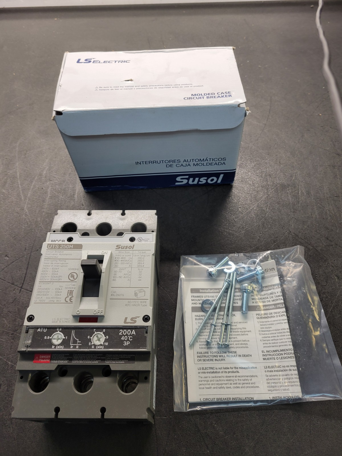 LS Electric UTS250H Circuit Breaker.
