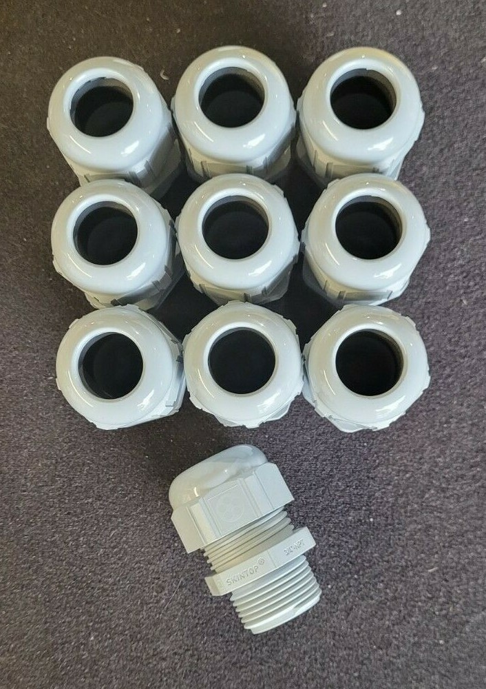 SKINTOP 10-pc Cable gland Lapp SLN 3/4″ GY S1134 NEW (2-aisle)