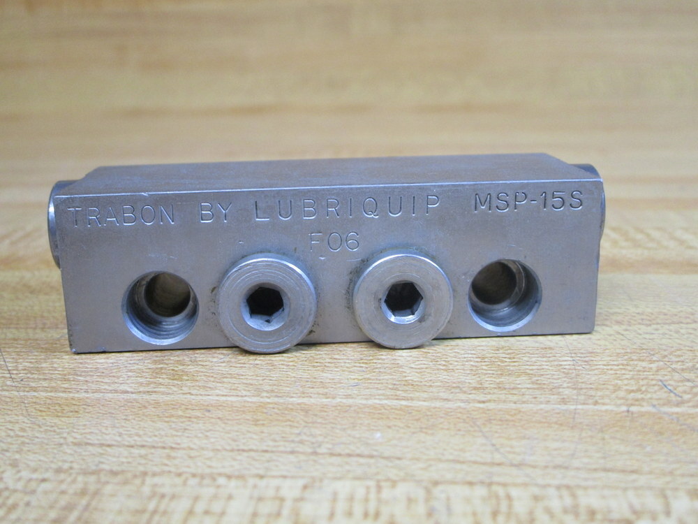 Lubriquip MSP-15S Graco Trabon Valve 562713