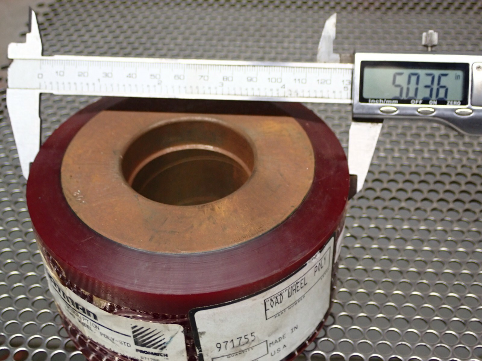 Portman 971755 Load Wheel Poly-Std Used With Warranty See All Pictures