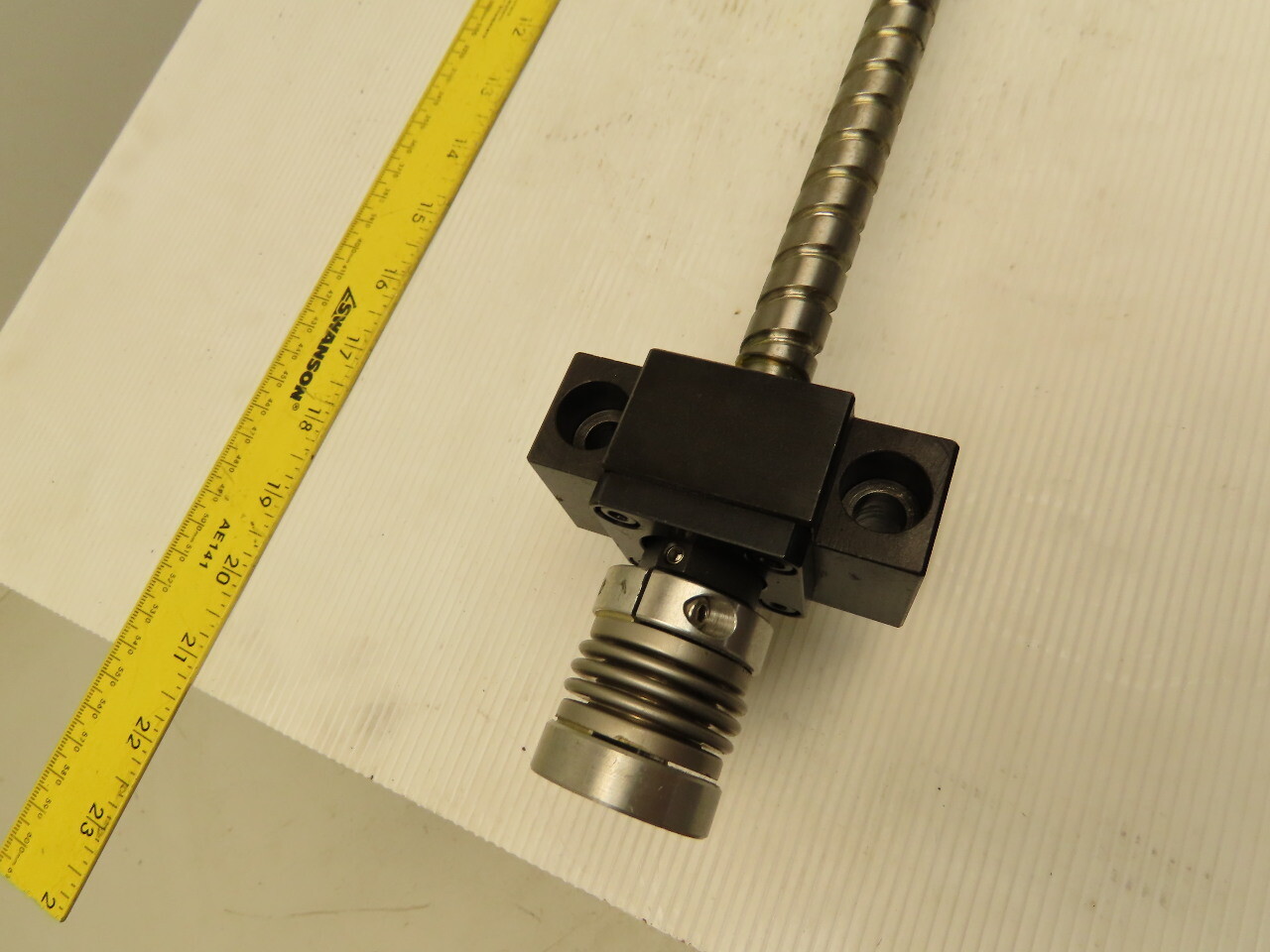 15mm OD Ball Screw And Nut 9.5mm Pitch From CMM CNC DIY 24″ Stroke