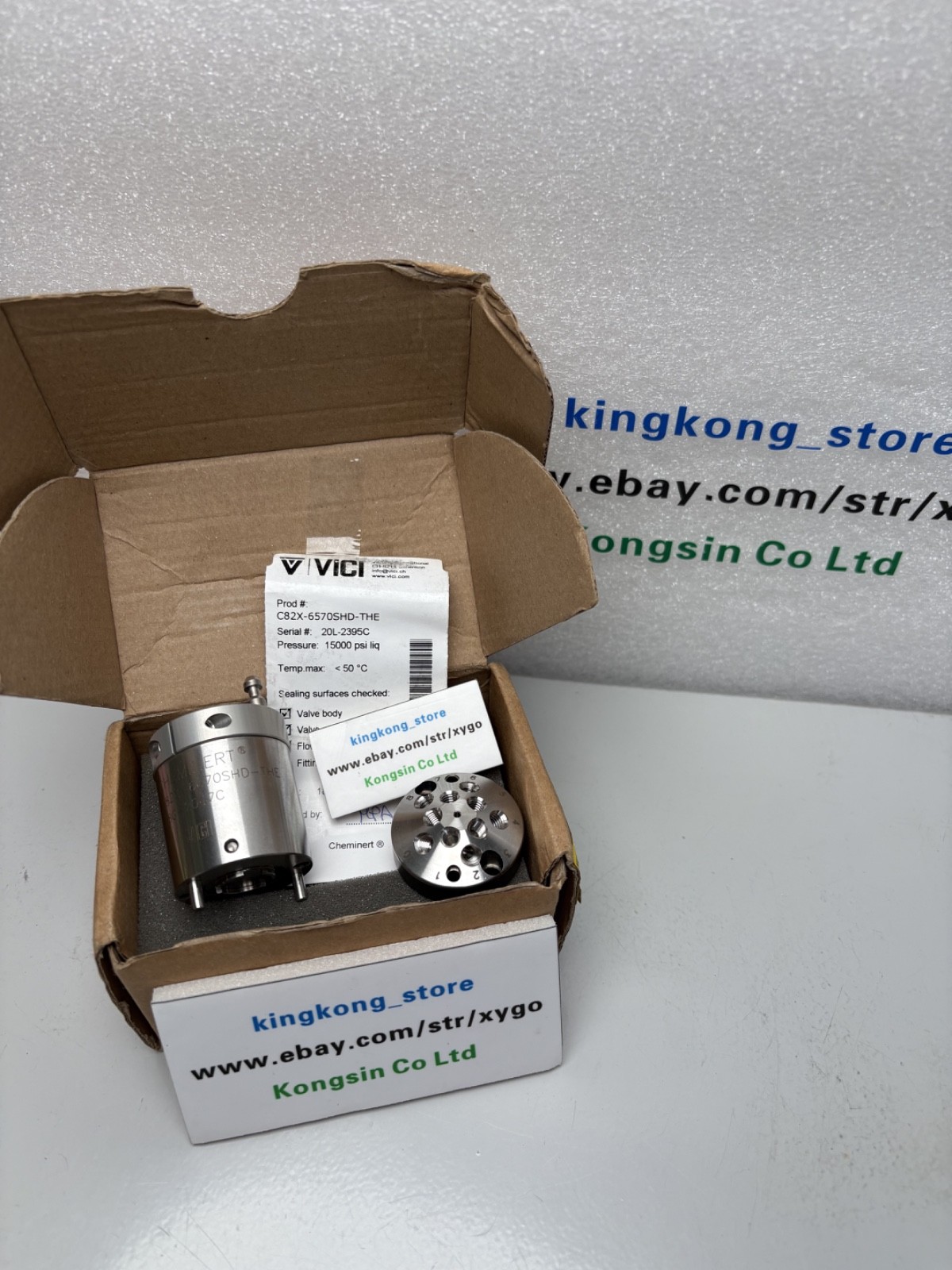 VICI C82X-6570SHD-THE PN: 6041.0001B Low- Dispersion valve 10-way valve