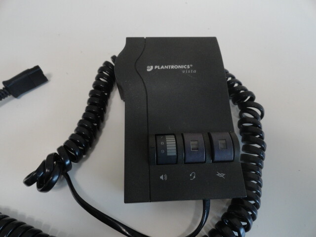 BB6: Lot of 2 Plantronics M12 Universal Headset Amplifier