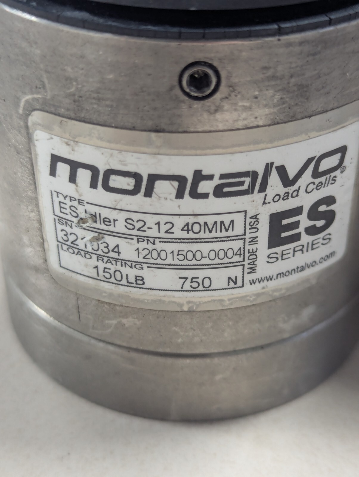 12001500-0004 Montalvo Load Cell Pair S2-12 40mm 150lbs