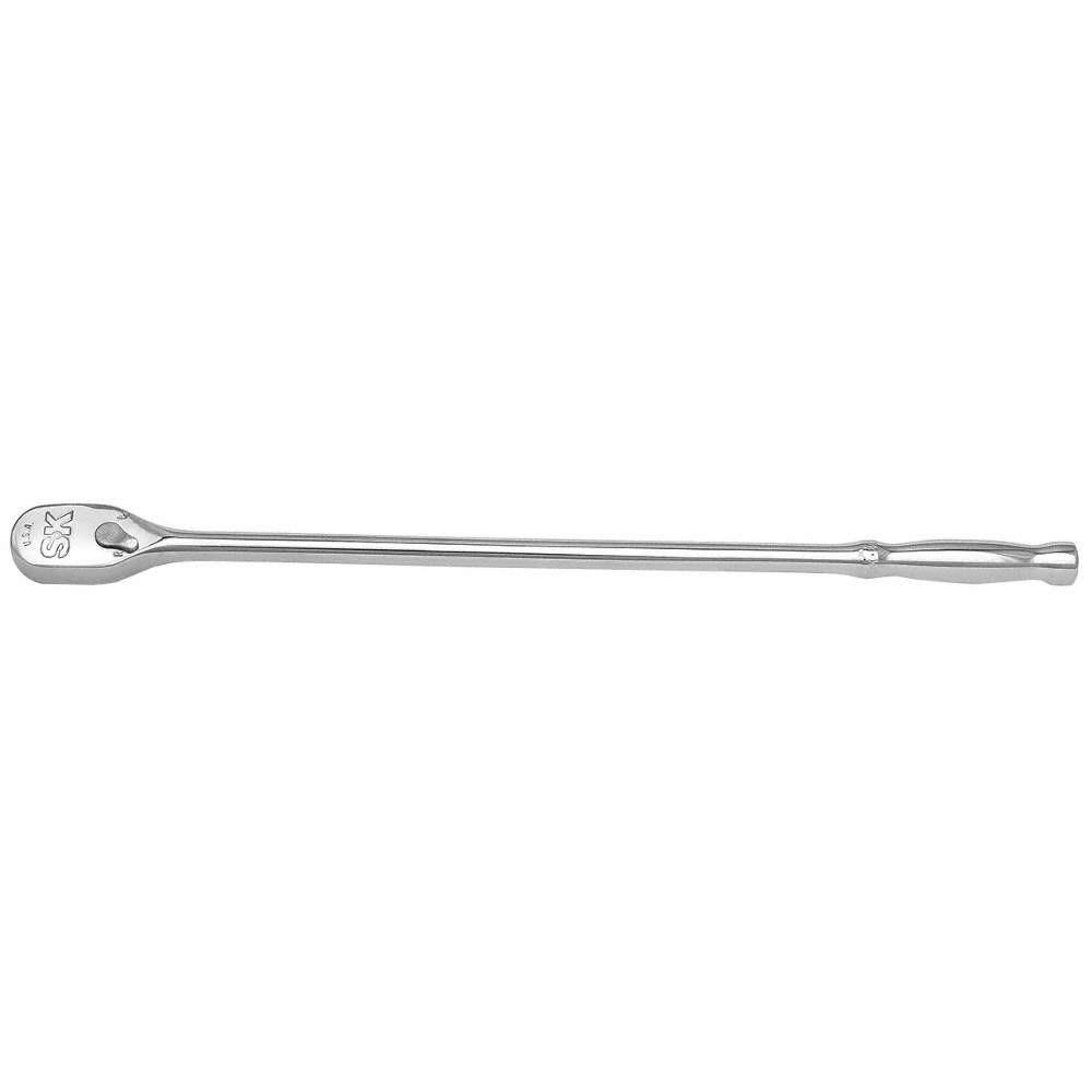 SK PROFESSIONAL TOOLS 80182 Hand Ratchet, 12 in, Chrome, 1/4 in 56FP97