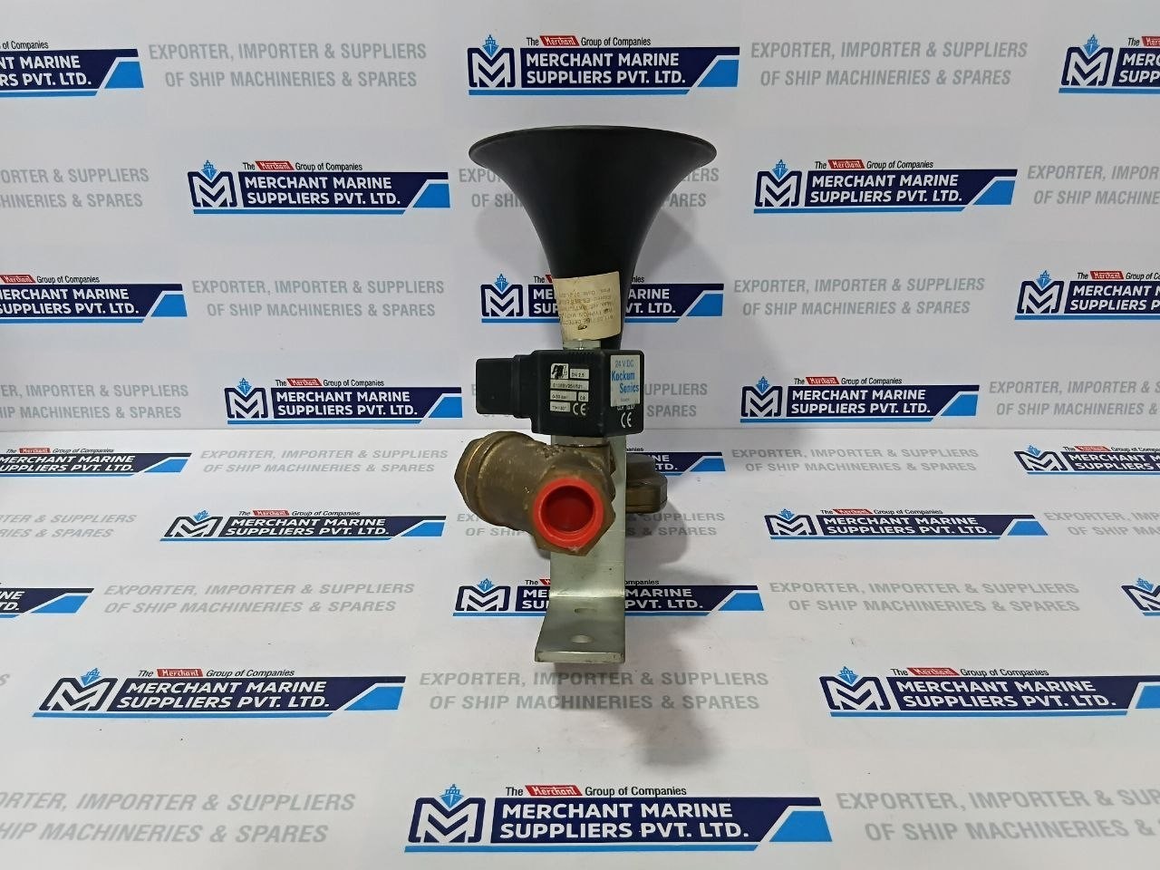 Kockum Sonics Tyfon MKT 75/660 Sweden AirHorn with Solenoid Valve