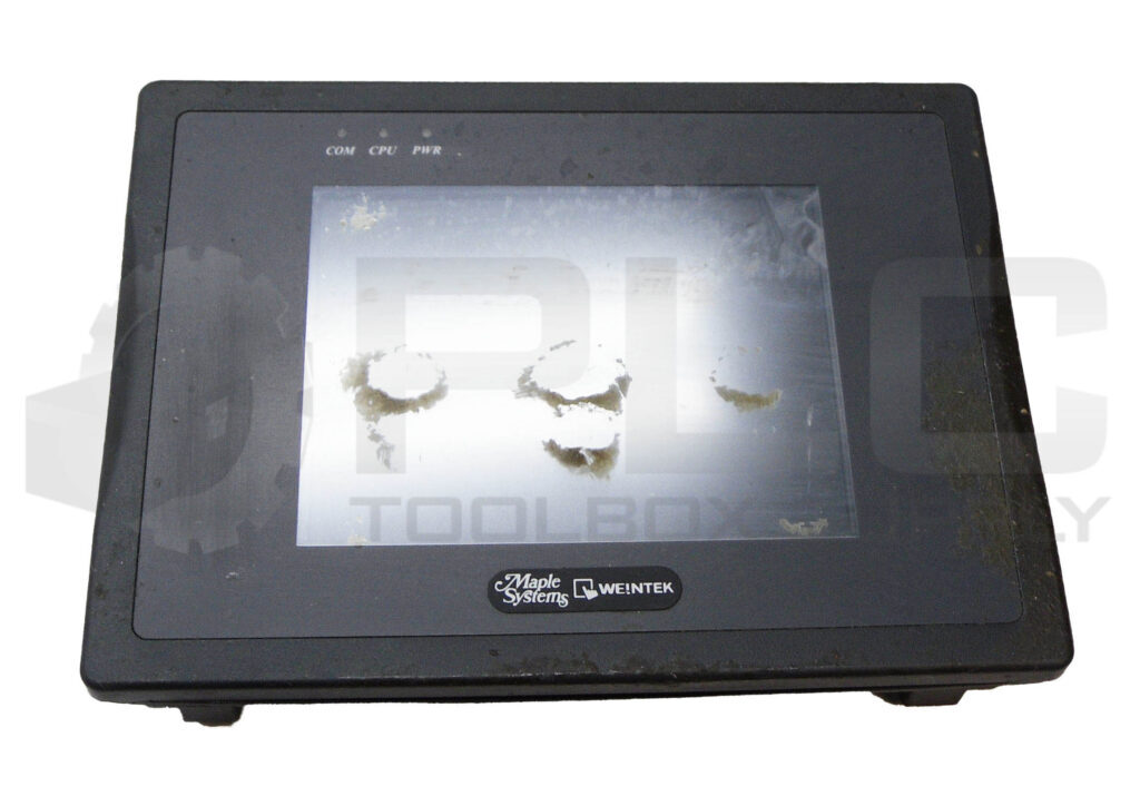 MAPLE SYSTEMS HMI5056N TOUCHSCREEN INTERFACE PANEL 24VDC 5-3/4″ *READ*