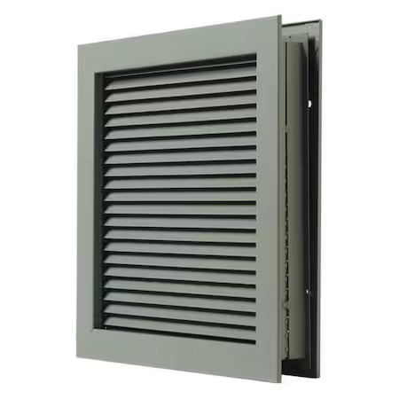 National Guard L-700-Rx-18X24 Door Louver, 22 1/4 In H, 16 1/4 In W