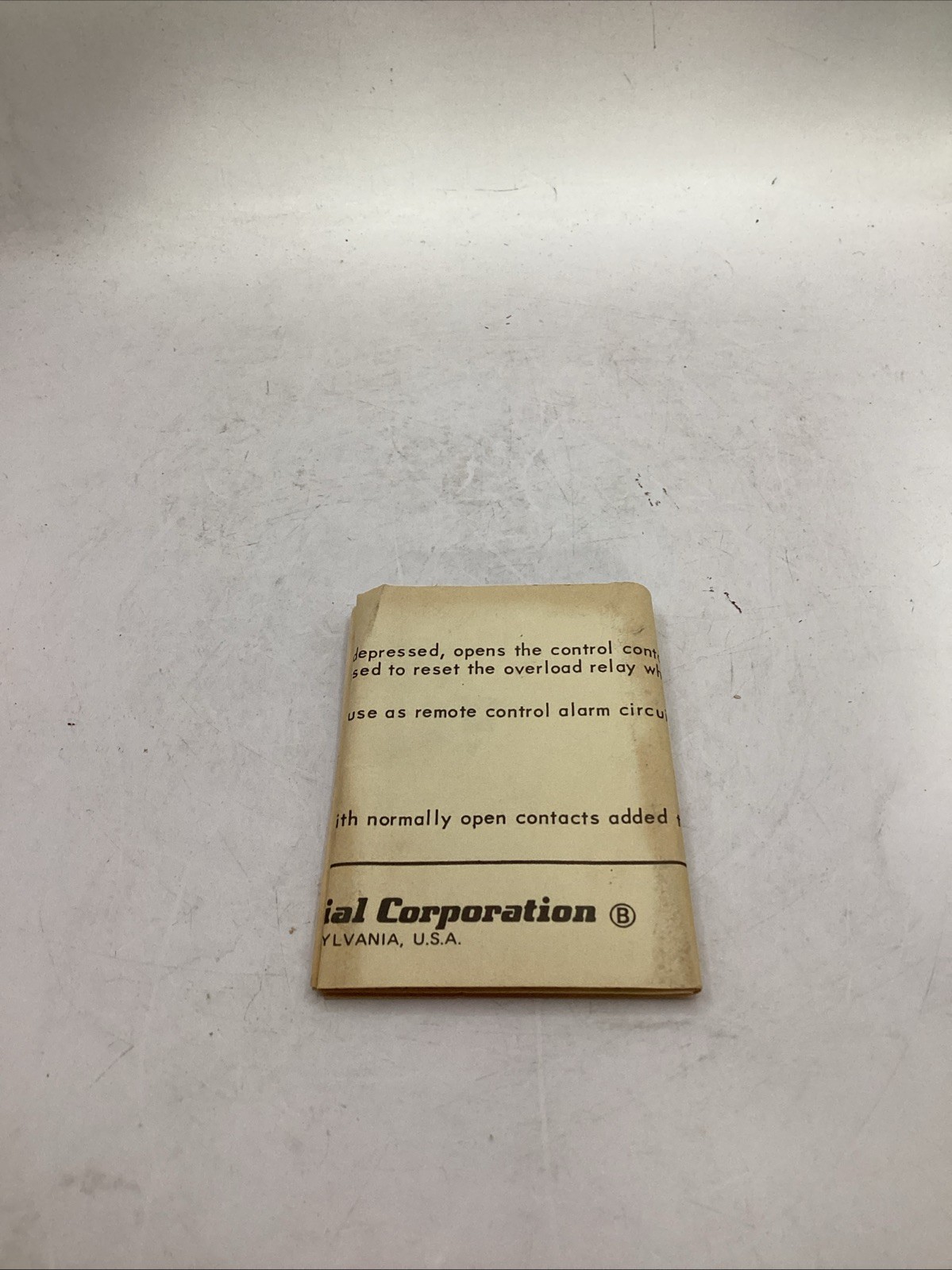 ITE E20D0L1 600VAC Overload Relay Used