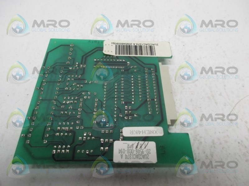 SERVOMAC 2UACDAC1374 MODULE INDICATOR CARD UNMP